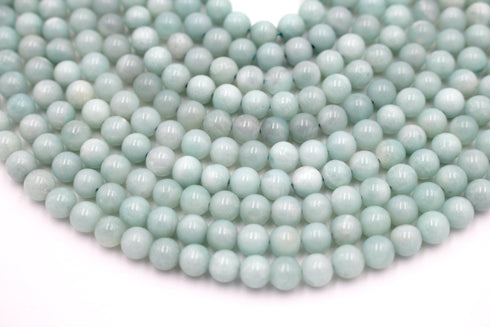 Amazonite Gemstone Beads, 6mm, Round